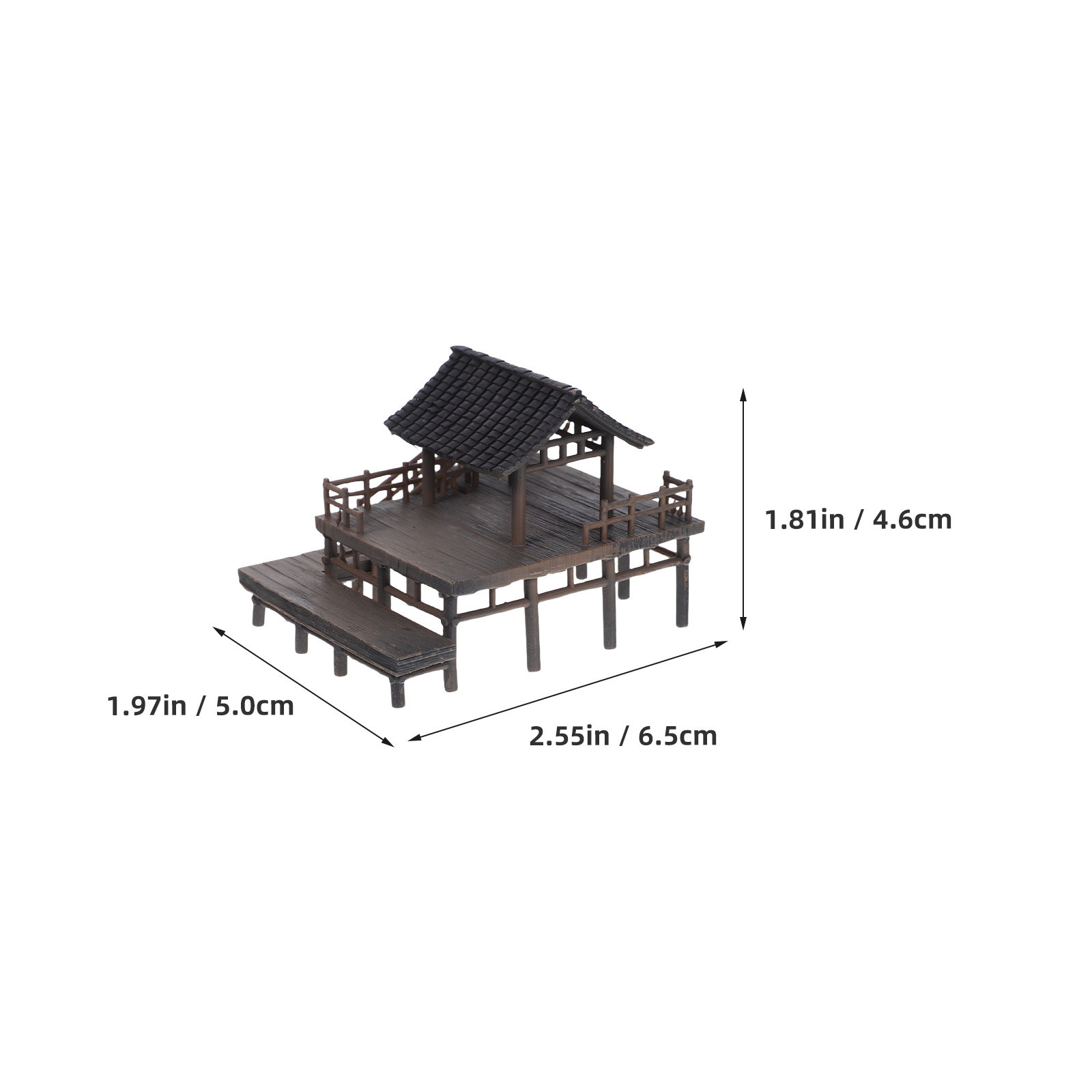 Intricate Mini Pavilion Statue - огляд і ціна Bonsai Garden Set Up