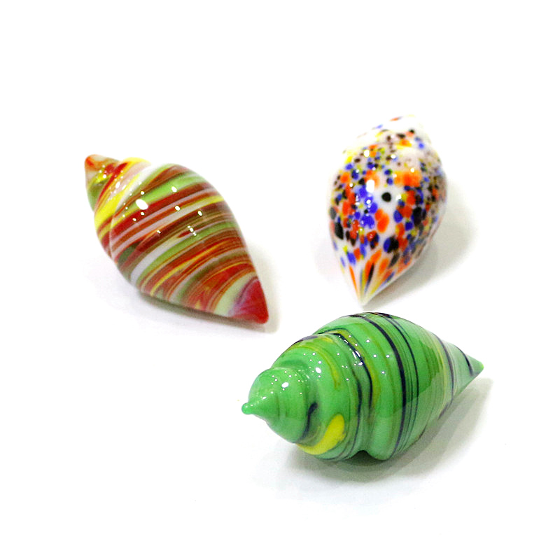 Cute Mini Glass Shell Conch Or - огляд і ціна Bonsai Garden Europe