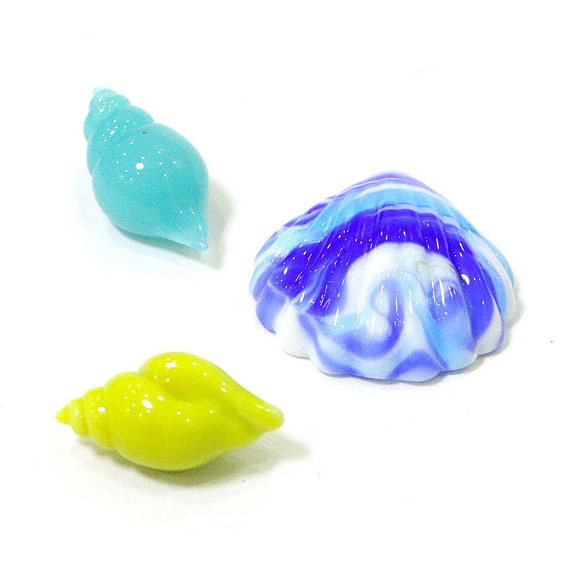 Cute Mini Glass Shell Conch Or - огляд і ціна Bonsai Garden Europe