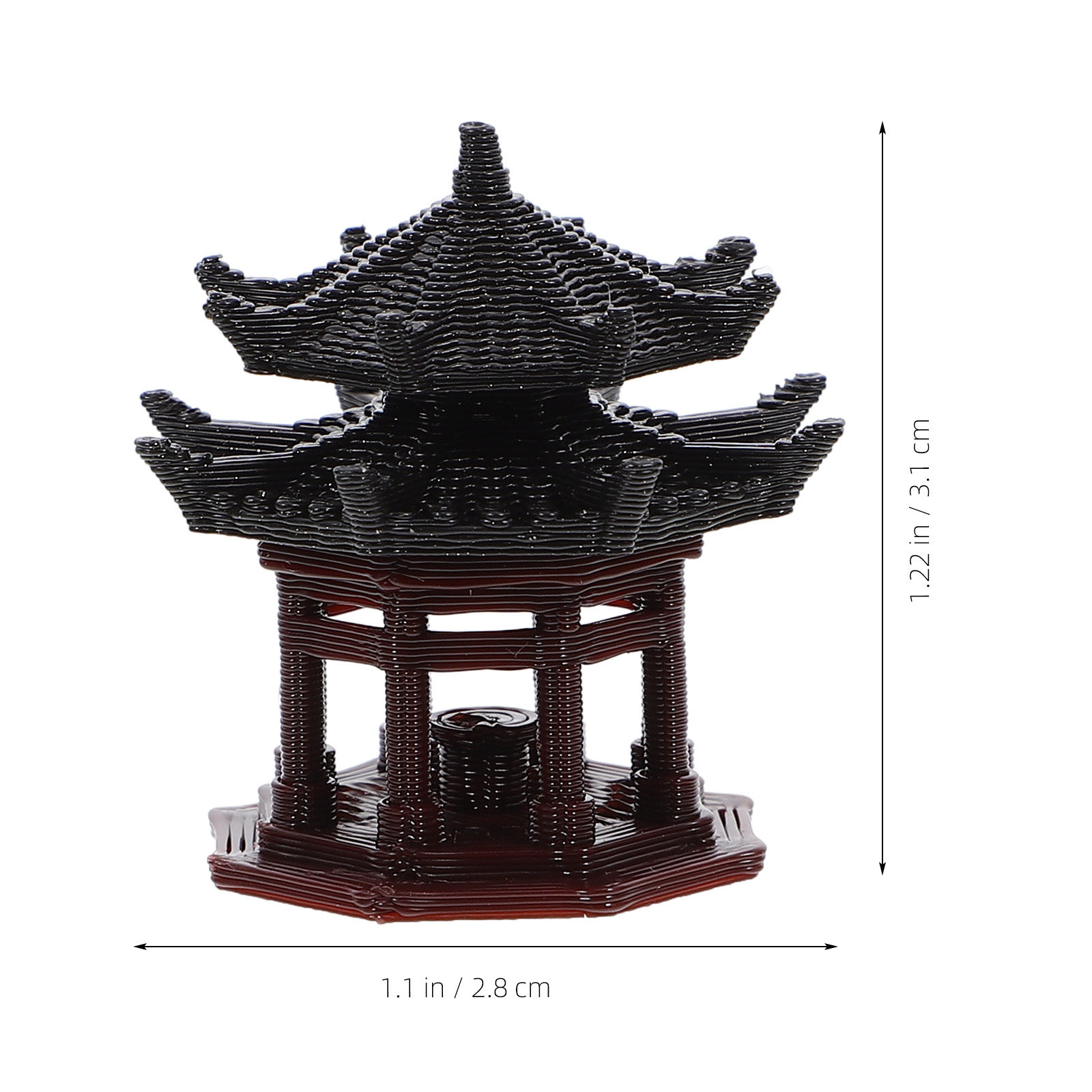Delicate Plastic Pavilion Orna - огляд і ціна Bonsai Garden Design