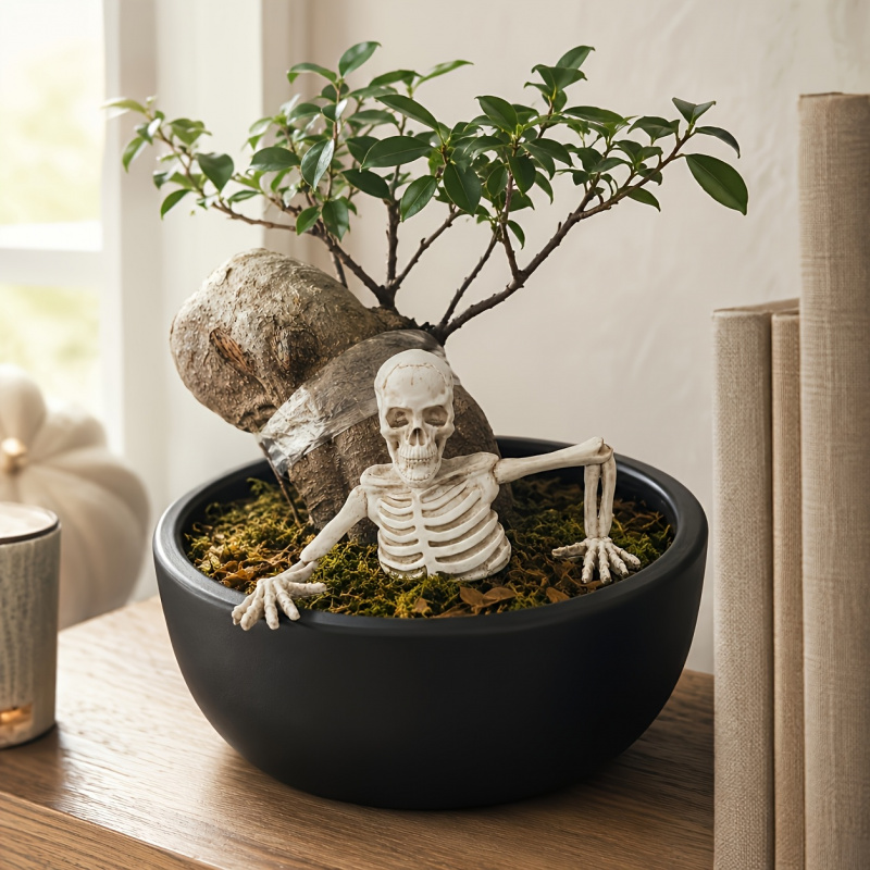 Half-body Climbing Out of the  - огляд і ціна Bonsai Garden Design