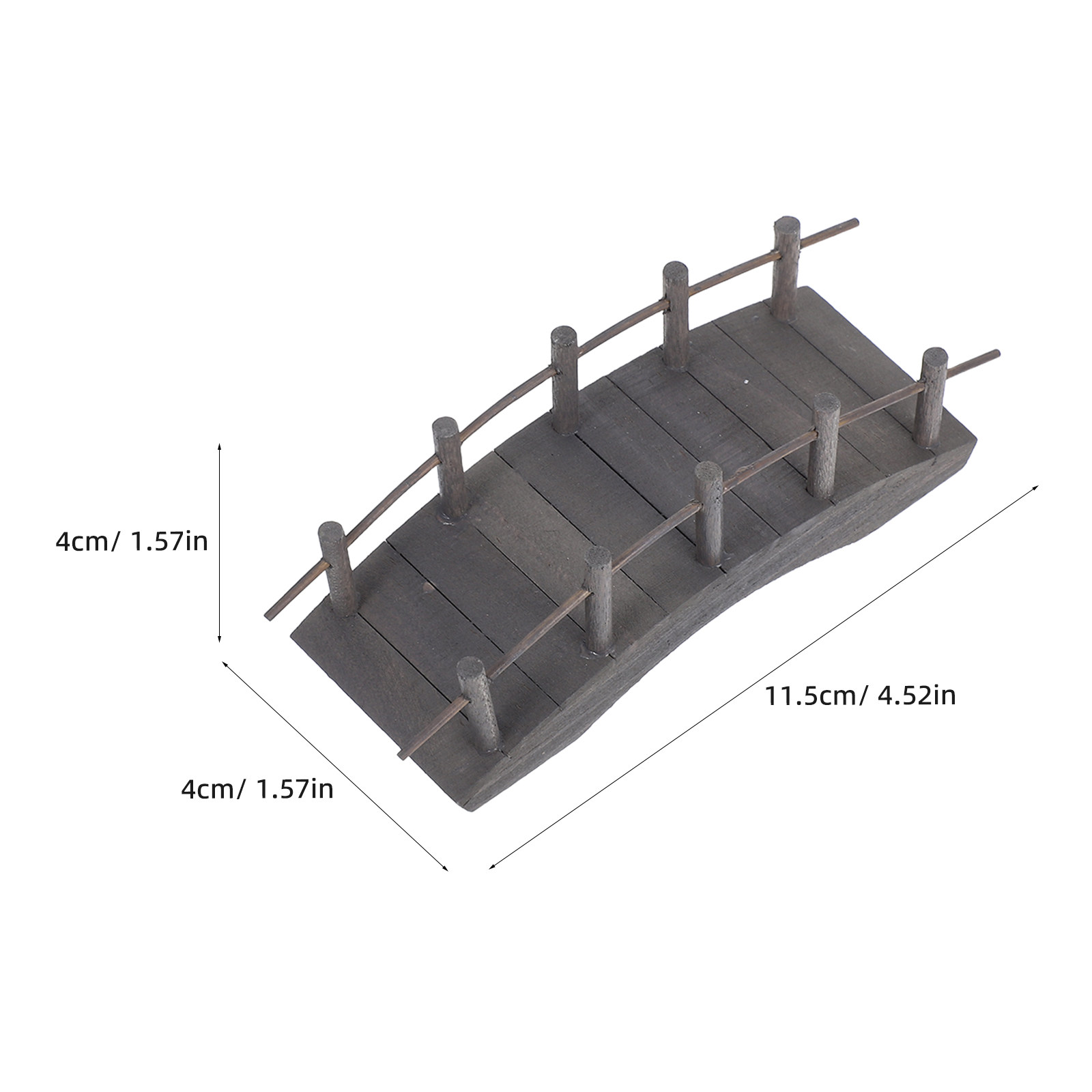 Mini Wooden Arch Bridge Vintag - огляд і ціна Bonsai Garden Europe