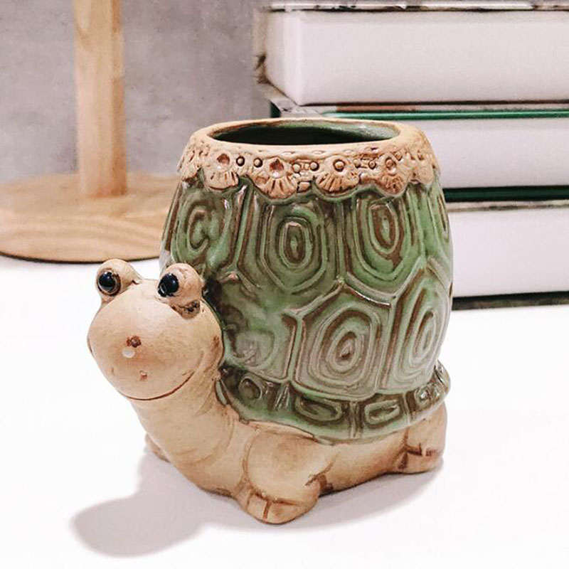 Cartoon Ceramic Snail Turtle A - огляд і ціна Bonsai Garden Europe