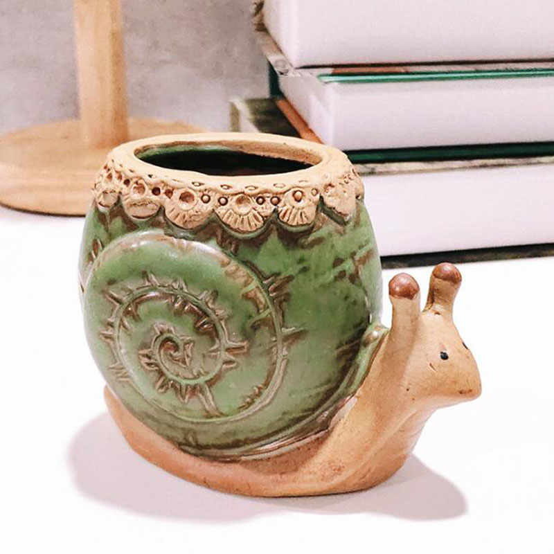 Cartoon Ceramic Snail Turtle A - огляд і ціна Bonsai Garden Europe