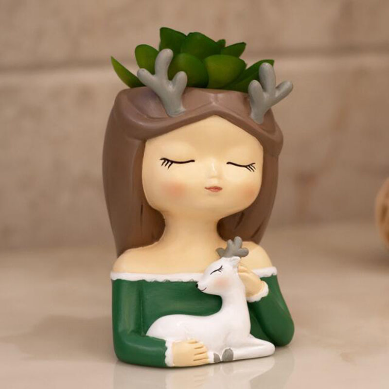 Creative Resin Fleshy Flowerpo - огляд і ціна Bonsai Garden Europe