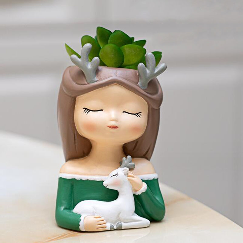 Creative Resin Fleshy Flowerpo - огляд і ціна Bonsai Garden Europe